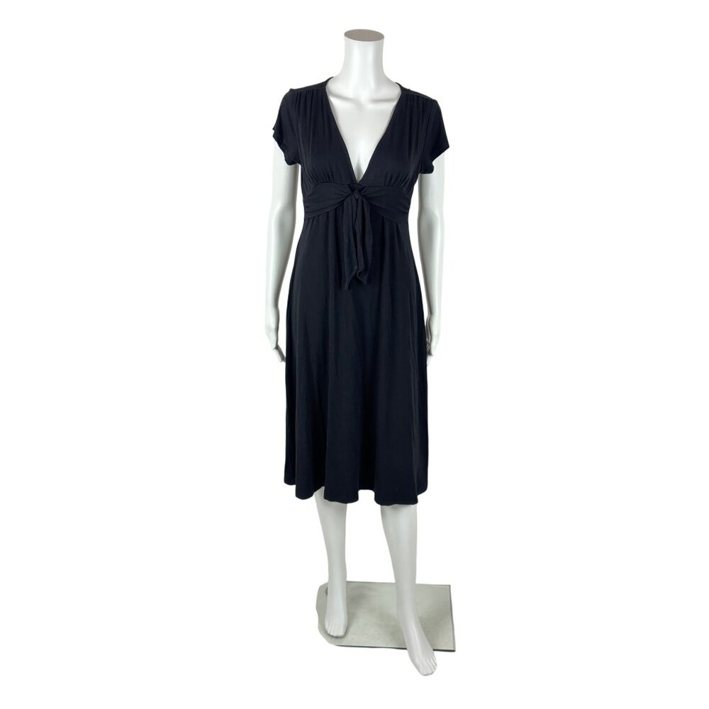Karen Alexander Boston Proper Dress Women's Size M Deep V Neck T Shirt - Picture 2 of 8